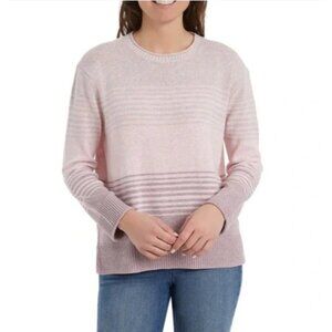 NWOT Ella moss Women's M Crewneck Sweater Stripped